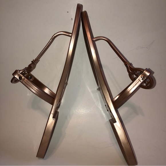 Sz 8 Tory Burch Mini Miller Jelly Thong Sandals Rose Gold - Picture 14 of 16